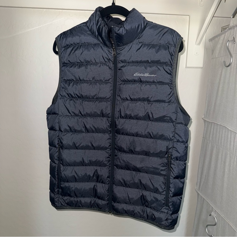 Eddie Bauer Dark Gray Puffer Vest